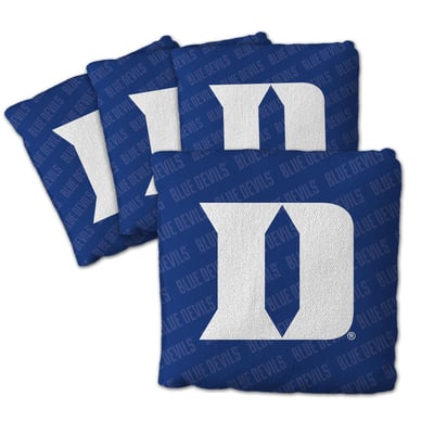 Duke Blue Devils Fanpoint Four-Piece Cornhole Bag Set