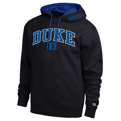  Duke Blue Devils Champion Arch Tackle Twill Hoodie - Black