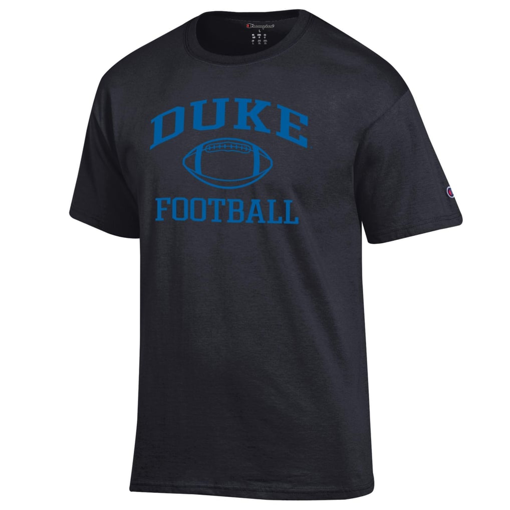 Duke Blue Devils Champion Football Icon  T-Shirt - Black