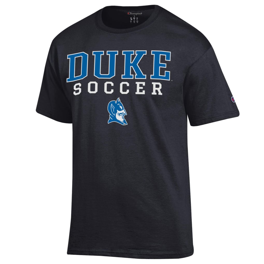  Duke Blue Devils Champion Stacked Logo Soccer T-Shirt - Black