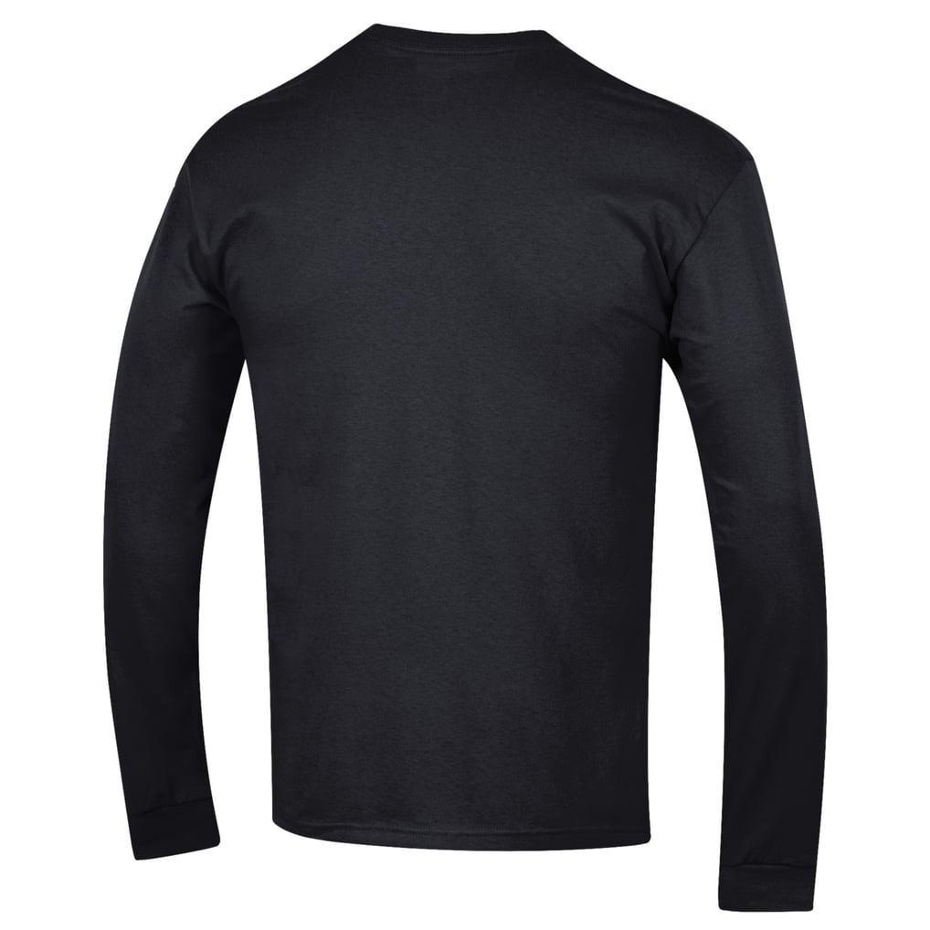  Duke Blue Devils Champion Stacked Logo Volleyball Long Sleeve T-Shirt - Black