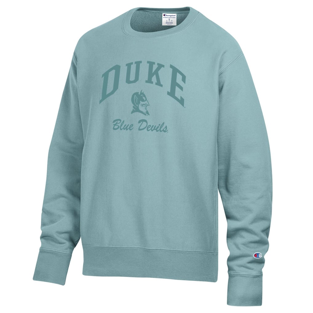 Duke Blue Devils Champion Garment Dye Reverse Weave Sweatshirt - Mint