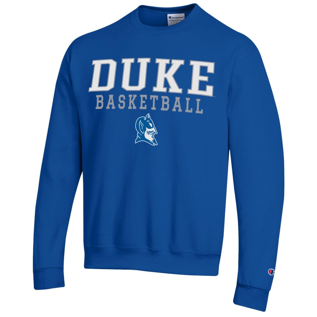 Duke Blue Devils Champion Basketball Stack Sweatshirt - Royal