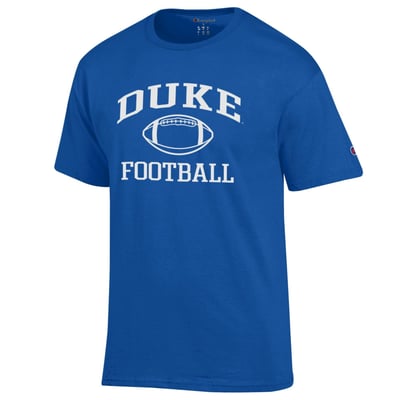 Duke Blue Devils Champion Football Icon T-Shirt - Royal