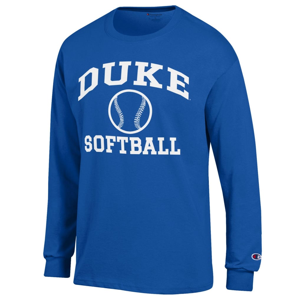  Duke Blue Devils Champion Icon Logo Softball Long Sleeve T-Shirt - Royal