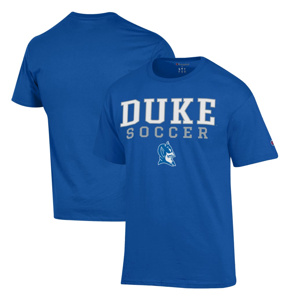  Duke Blue Devils Champion Stacked Logo Soccer T-Shirt - Royal