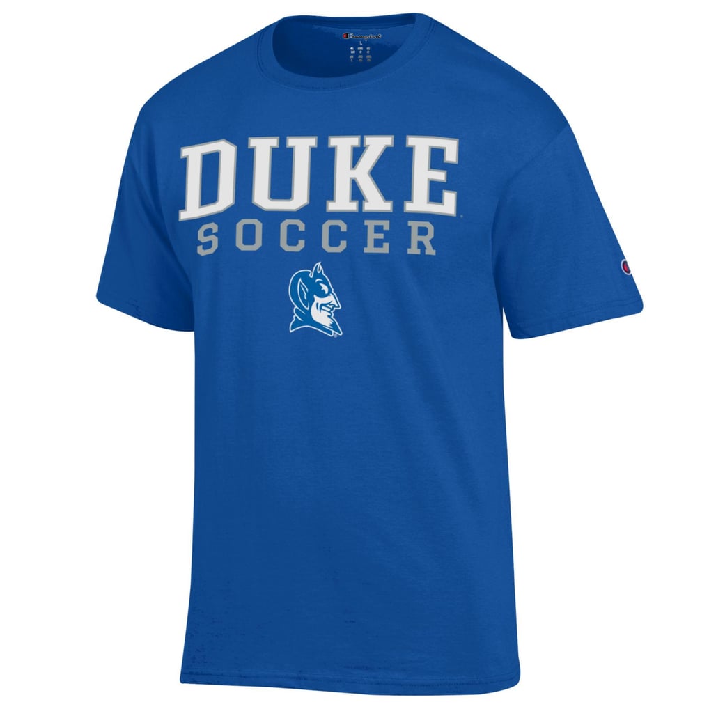  Duke Blue Devils Champion Stacked Logo Soccer T-Shirt - Royal