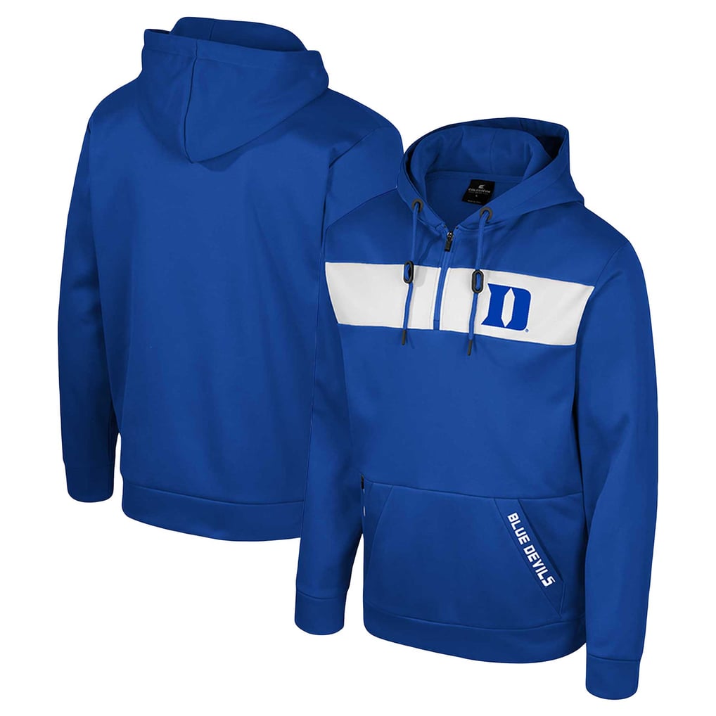  Duke Blue Devils Colosseum Quarter-Zip Hoodie - Royal