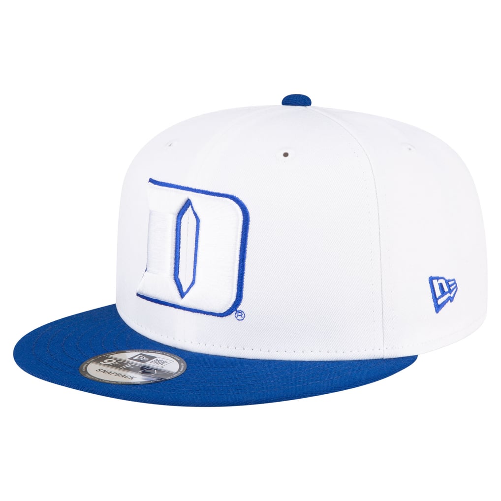  Duke Blue Devils New Era Team 9FIFTY Snapback Hat - White/Royal