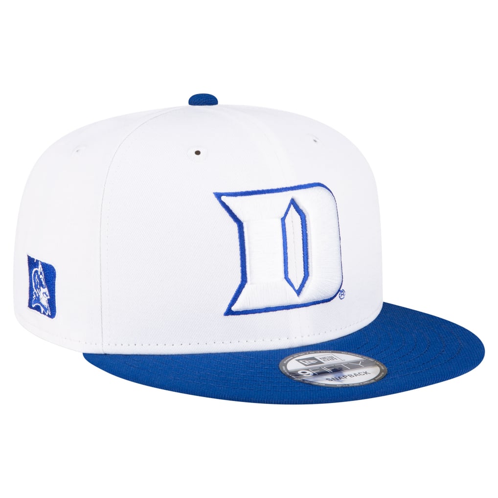  Duke Blue Devils New Era Team 9FIFTY Snapback Hat - White/Royal