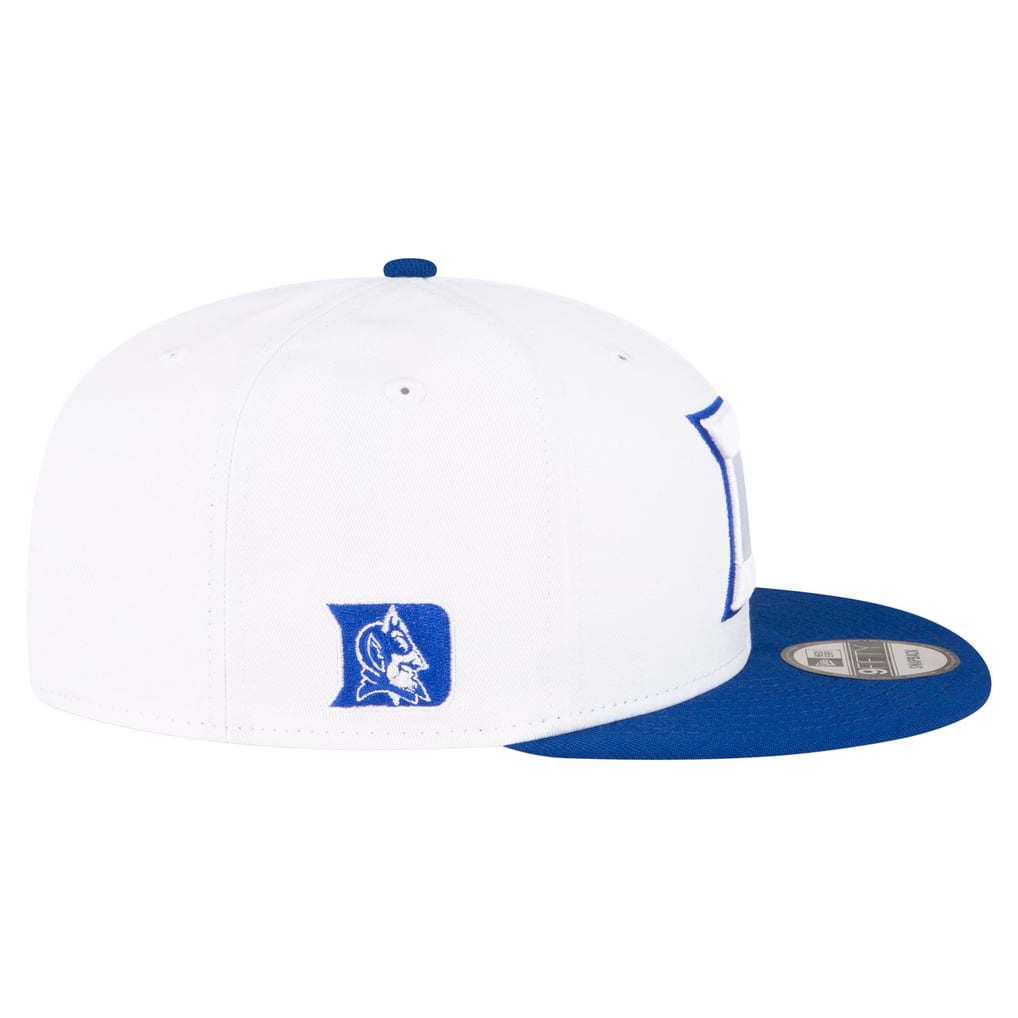  Duke Blue Devils New Era Team 9FIFTY Snapback Hat - White/Royal
