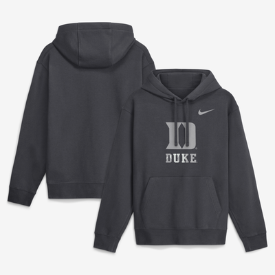  Duke Blue Devils Nike Club Fleece Hoodie - Anthracite