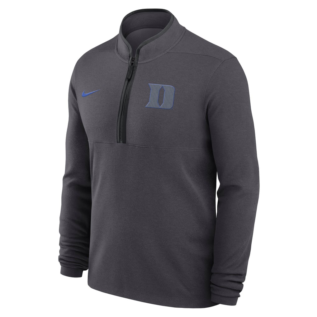  Duke Blue Devils Nike Color Pop Victory Dri-FIT Half-Zip Pullover - Anthracite