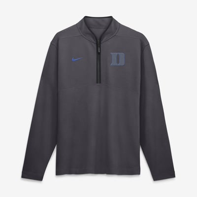  Duke Blue Devils Nike Color Pop Victory Dri-FIT Half-Zip Pullover - Anthracite