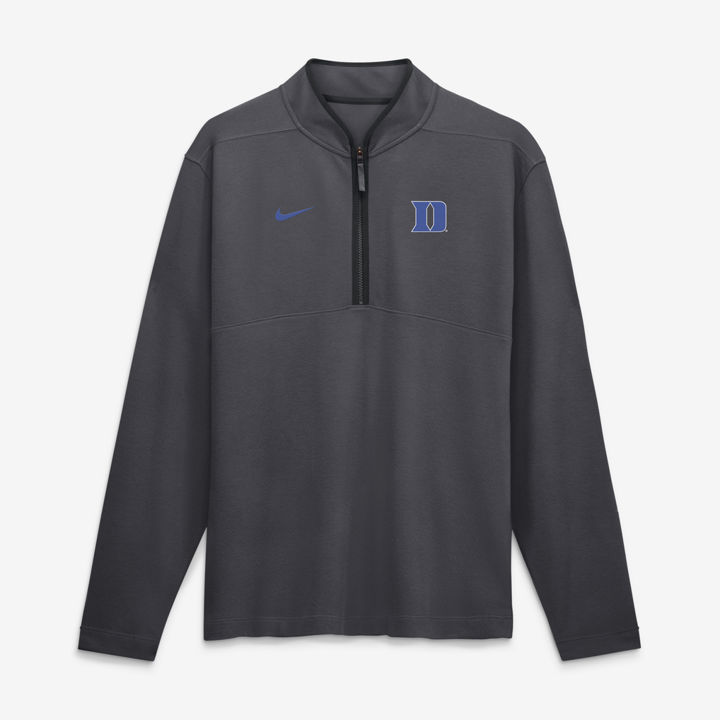 Duke Blue Devils Nike Dri-FIT Victory Half-Zip Pullover - Anthracite