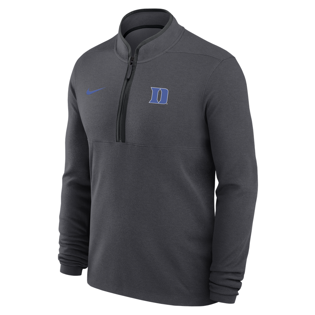  Duke Blue Devils Nike Dri-FIT Victory Half-Zip Pullover - Anthracite