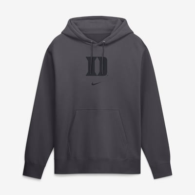  Duke Blue Devils Nike Washed Club Fleece Pullover Hoodie - Anthracite