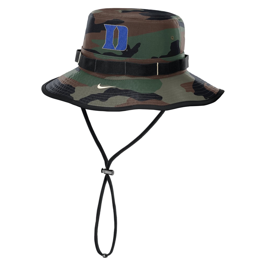 Duke Blue Devils Nike 2025 Military Appreciation Boonie Dri-FIT Bucket Hat - Camo