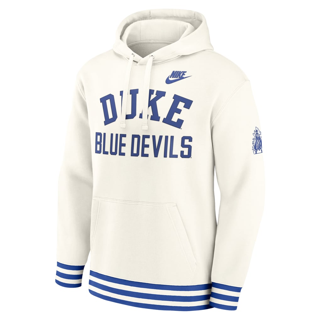  Duke Blue Devils Nike Legacy Retro Pullover Hoodie - Cream