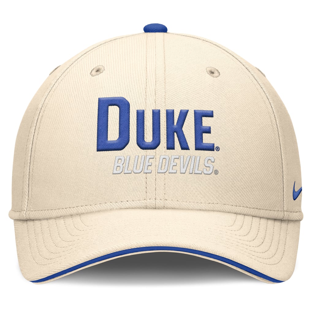 Duke Blue Devils Nike Primetime Dri-FIT Flex Hat - Natural