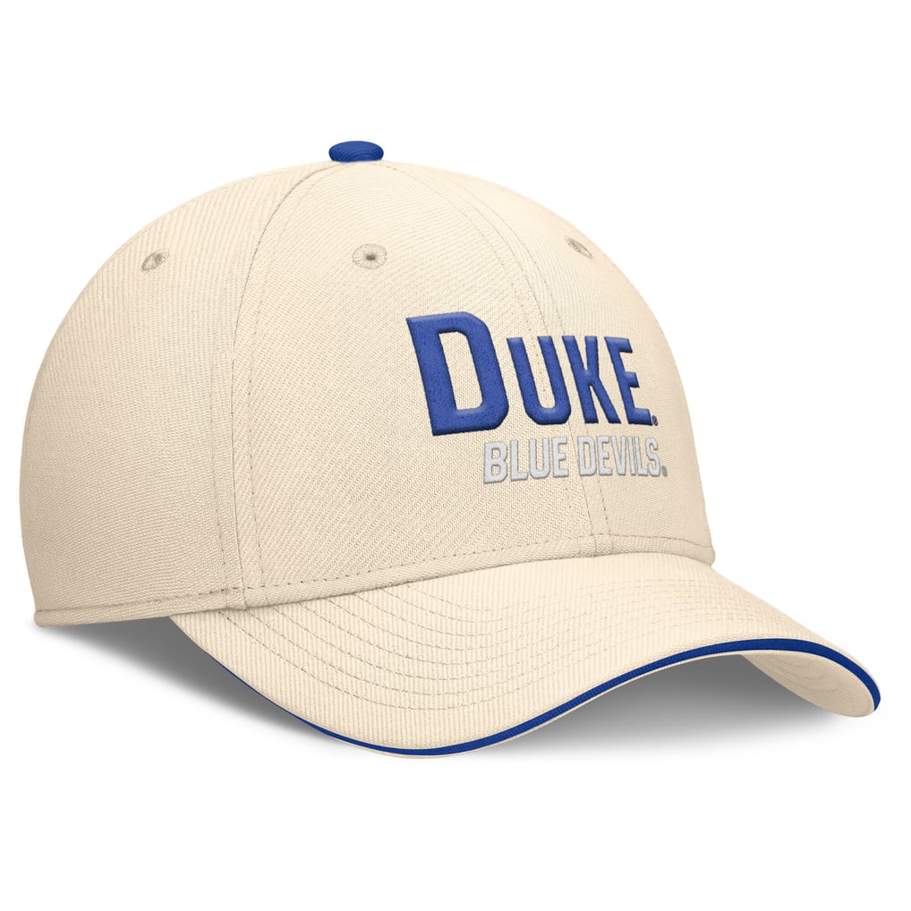 Duke Blue Devils Nike Primetime Dri-FIT Flex Hat - Natural