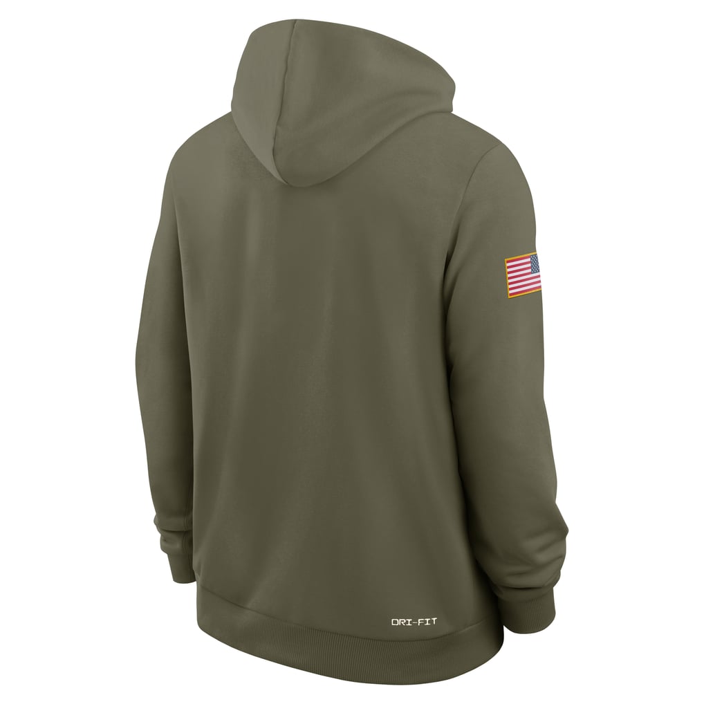 Duke Blue Devils Nike 2025 Military Appreciation Standard Issue Dri-FIT Hoodie - Olive