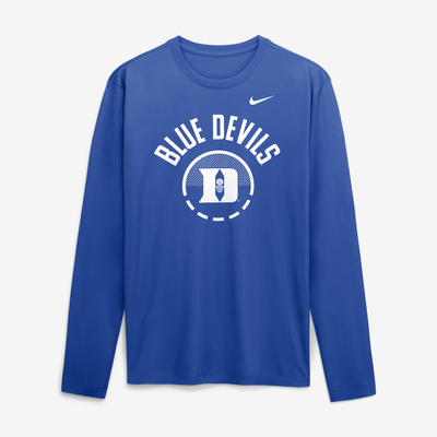 Duke Blue Devils Nike 2026 Courtside Basketball Shootaround Legend Dri-FIT Long Sleeve T-Shirt - Royal