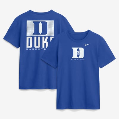  Duke Blue Devils Nike Courtside Dri-FIT T-Shirt - Royal