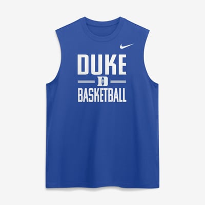  Duke Blue Devils Nike Courtside Legend Sleeveless T-Shirt - Royal