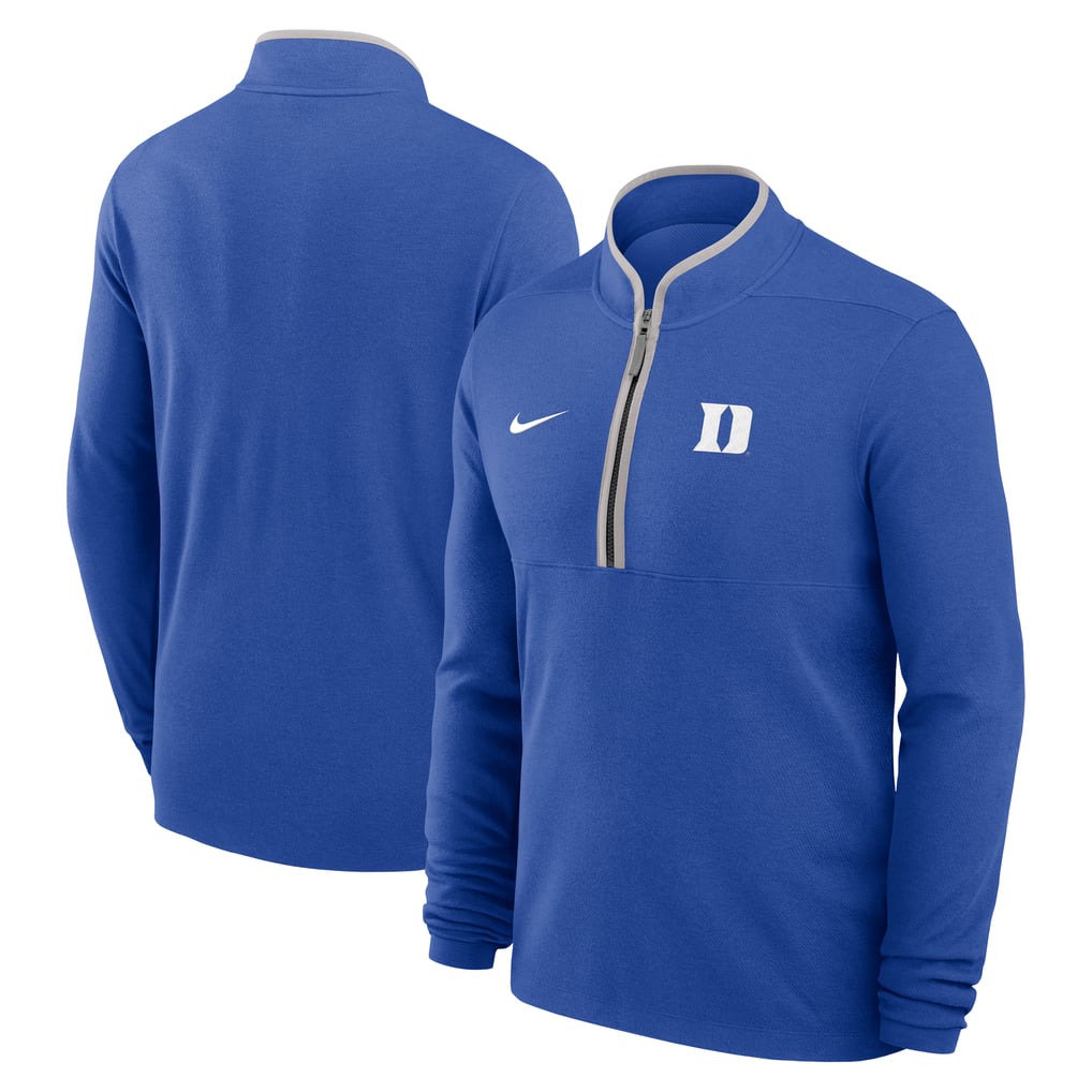 Duke Blue Devils Nike Courtside Victory Dri-FIT Half-Zip Pullover - Royal