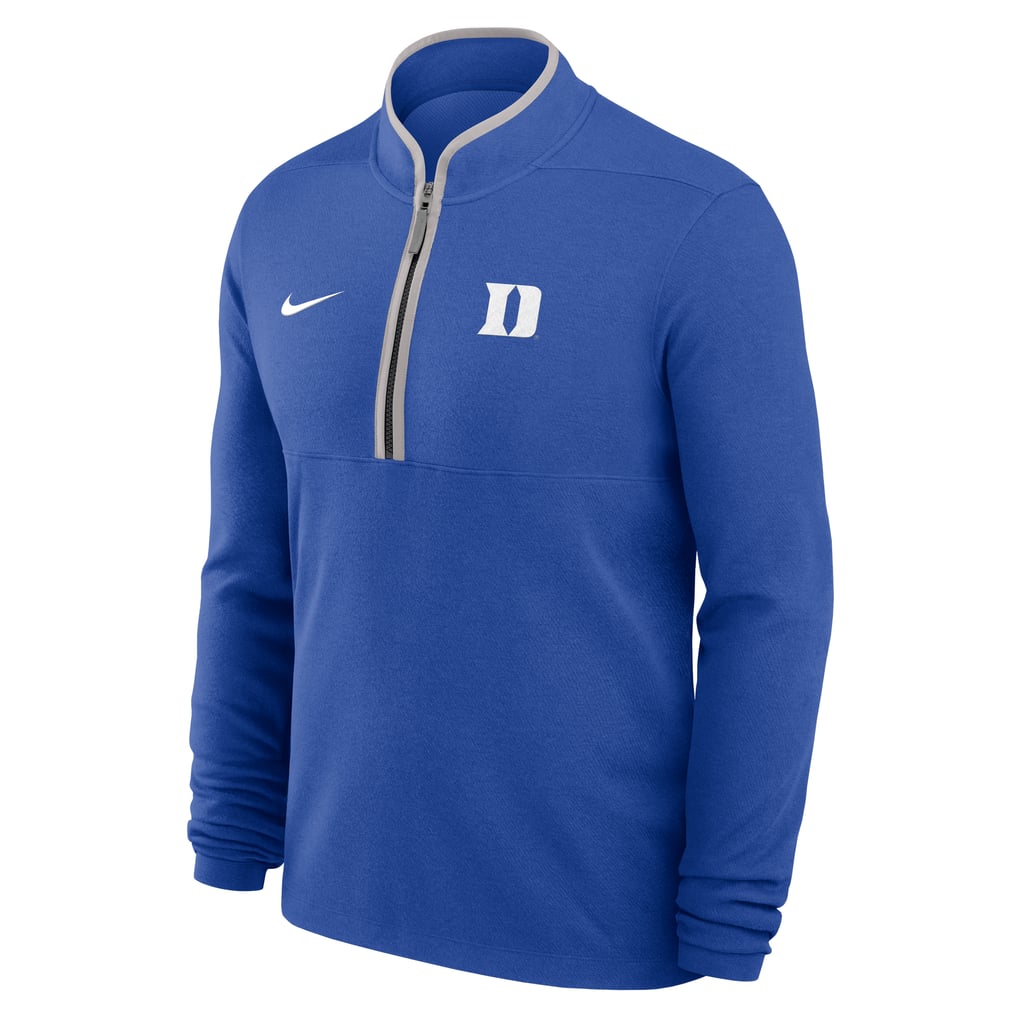  Duke Blue Devils Nike Courtside Victory Dri-FIT Half-Zip Pullover - Royal