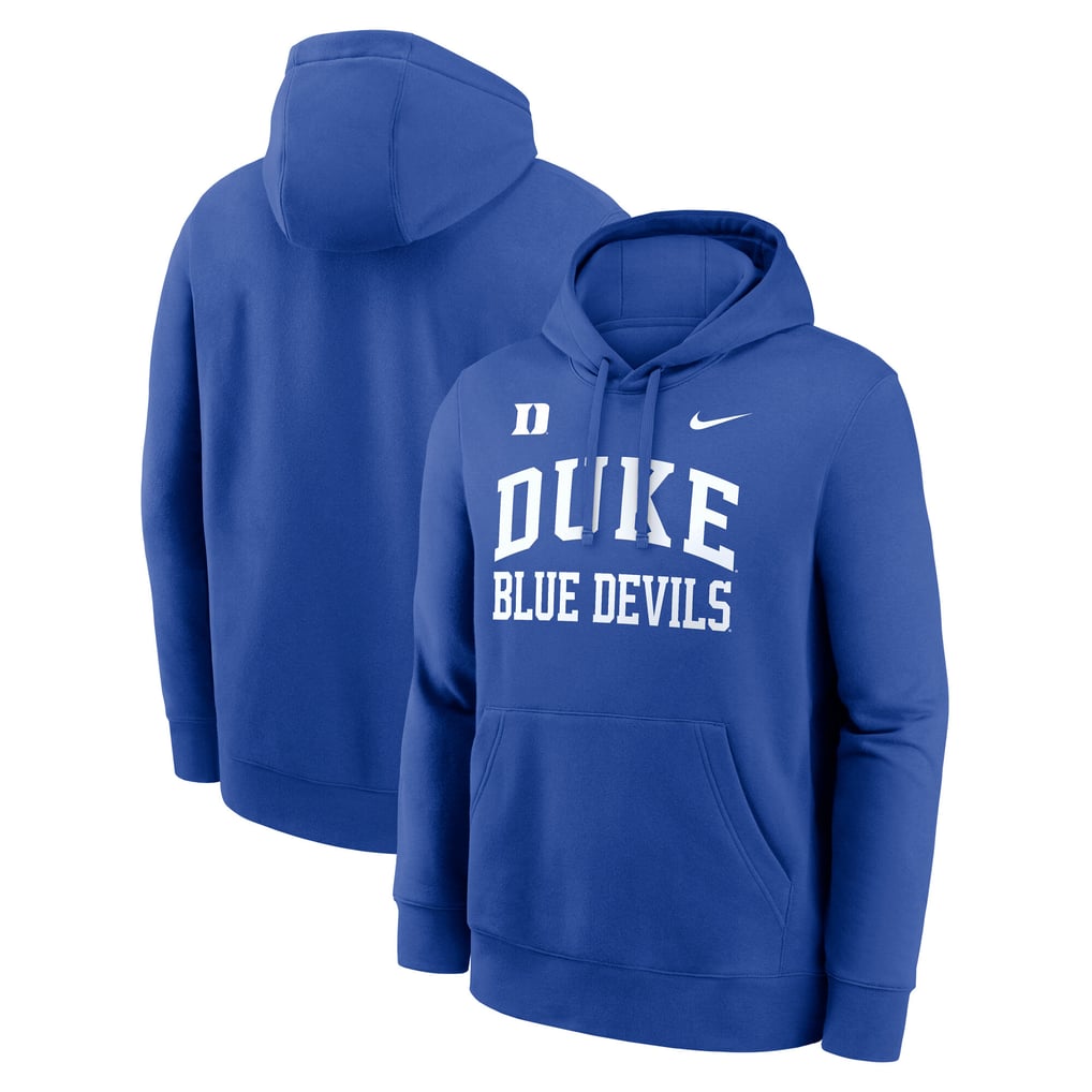  Duke Blue Devils Nike Primetime Arched Club Fleece Pullover Hoodie - Royal