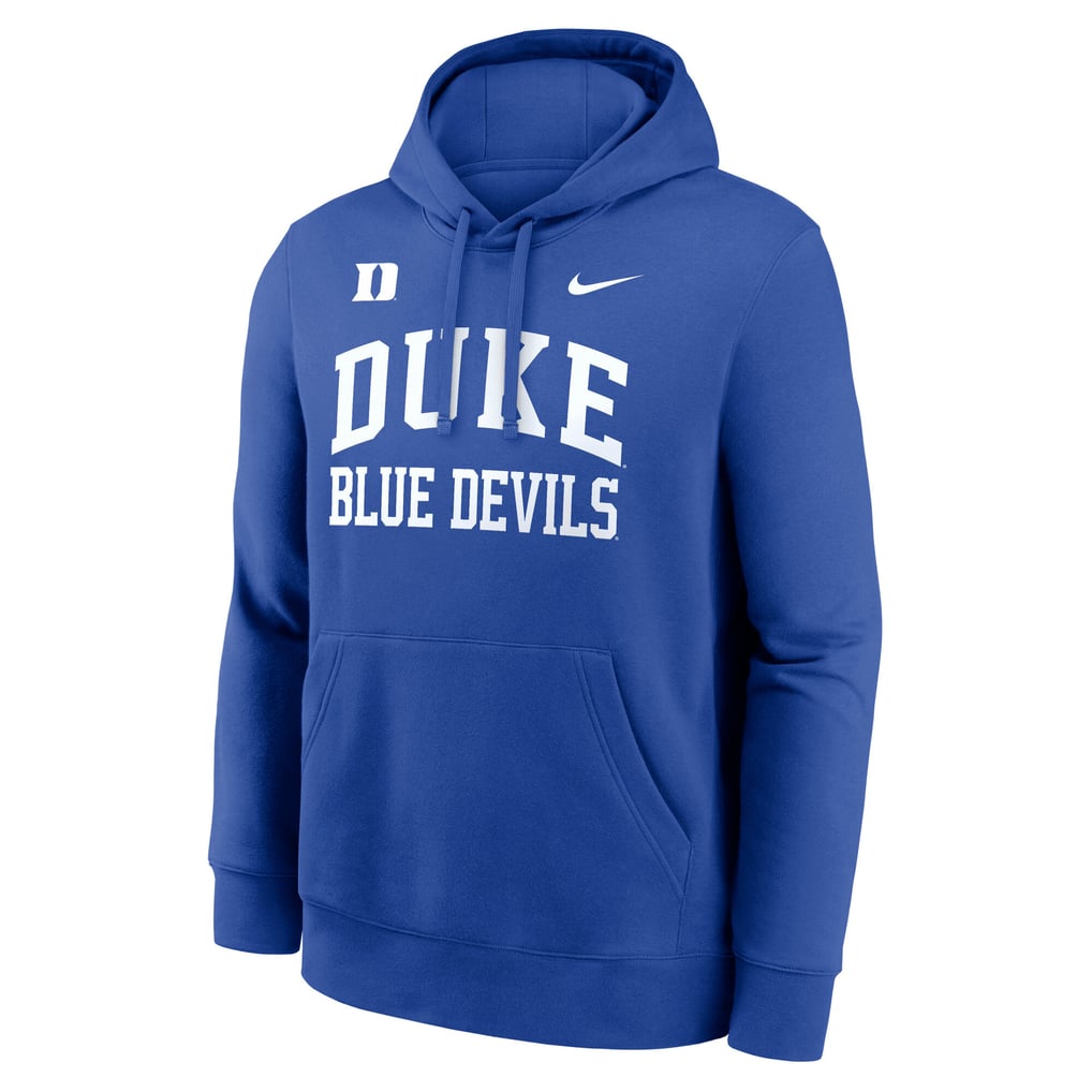  Duke Blue Devils Nike Primetime Arched Club Fleece Pullover Hoodie - Royal