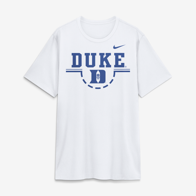  Duke Blue Devils Nike Courtside Legend T-Shirt - White