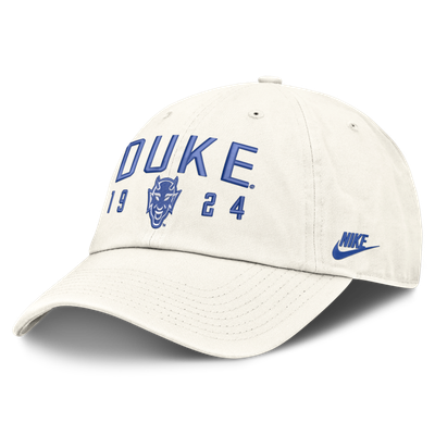  Duke Blue Devils Nike Legacy Letter & Location Club Adjustable Hat - White