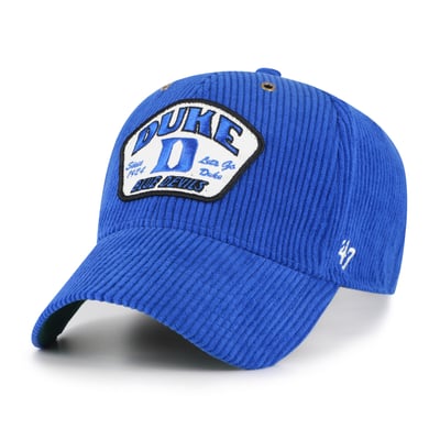Duke Blue Devils '47 Unisex Accordia Corduroy MVP Adjustable Hat - Royal