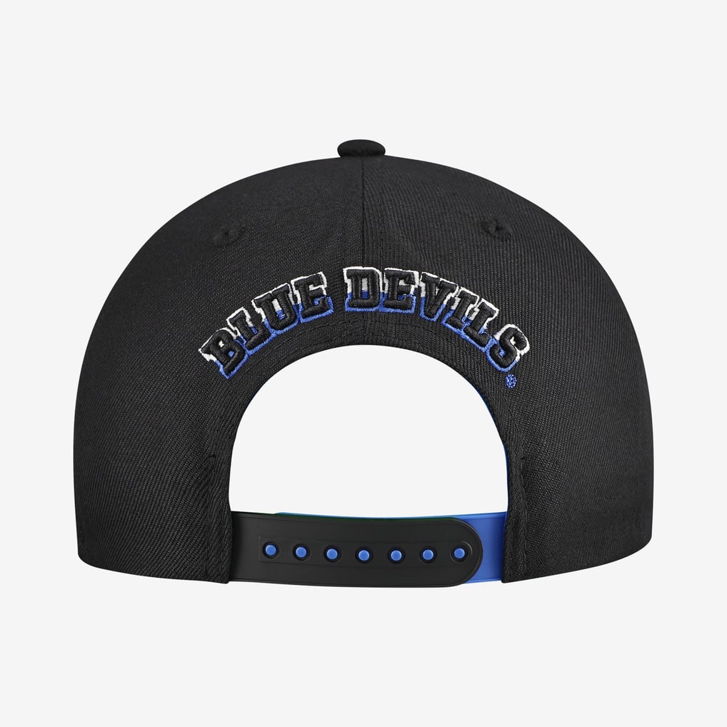  Duke Blue Devils Zephyr Unisex Slice 3D Z11 Snapback Hat - Black