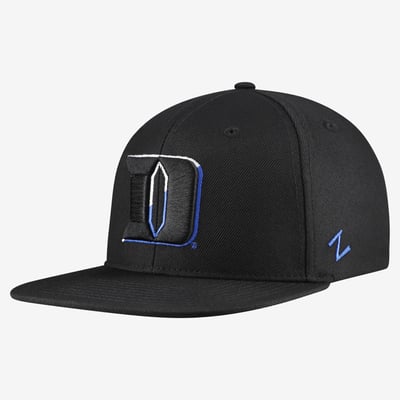  Duke Blue Devils Zephyr Unisex Slice 3D Z11 Snapback Hat - Black