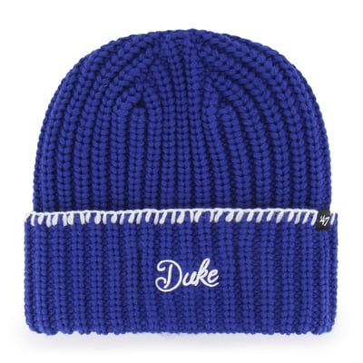  Duke Blue Devils '47 Women's Blanket Stitch Cuff Knit Hat - Royal