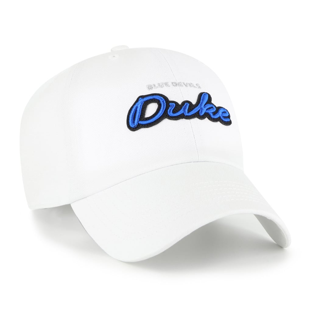 Duke Blue Devils '47 Women's Trendy Script Clean Up Adjustable Hat - White