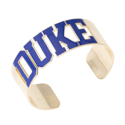 Duke Blue Devils CANVAS Style Women's Varsity Outline Cuff