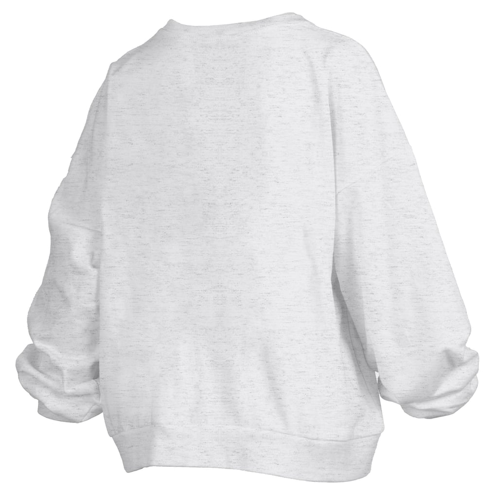 Duke Blue Devils Pressbox Women's Oversized Bravo Melange Janise Sweatshirt - Heather Gray