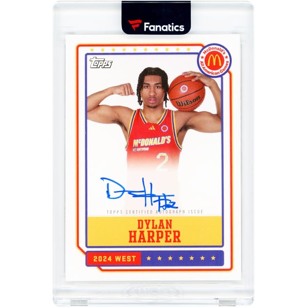 Dylan Harper San Antonio Spurs Autographed 2024 Topps Chrome 