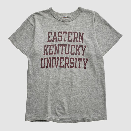 Eastern Kentucky Colonels Champion 80s T-shirt - Heather Gray - S by Fanatics Real Vintage