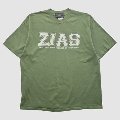Eastern New Mexico Greyhounds Jones & Mitchell 2000s T-shirt - Green - XL by Fanatics Real Vintage