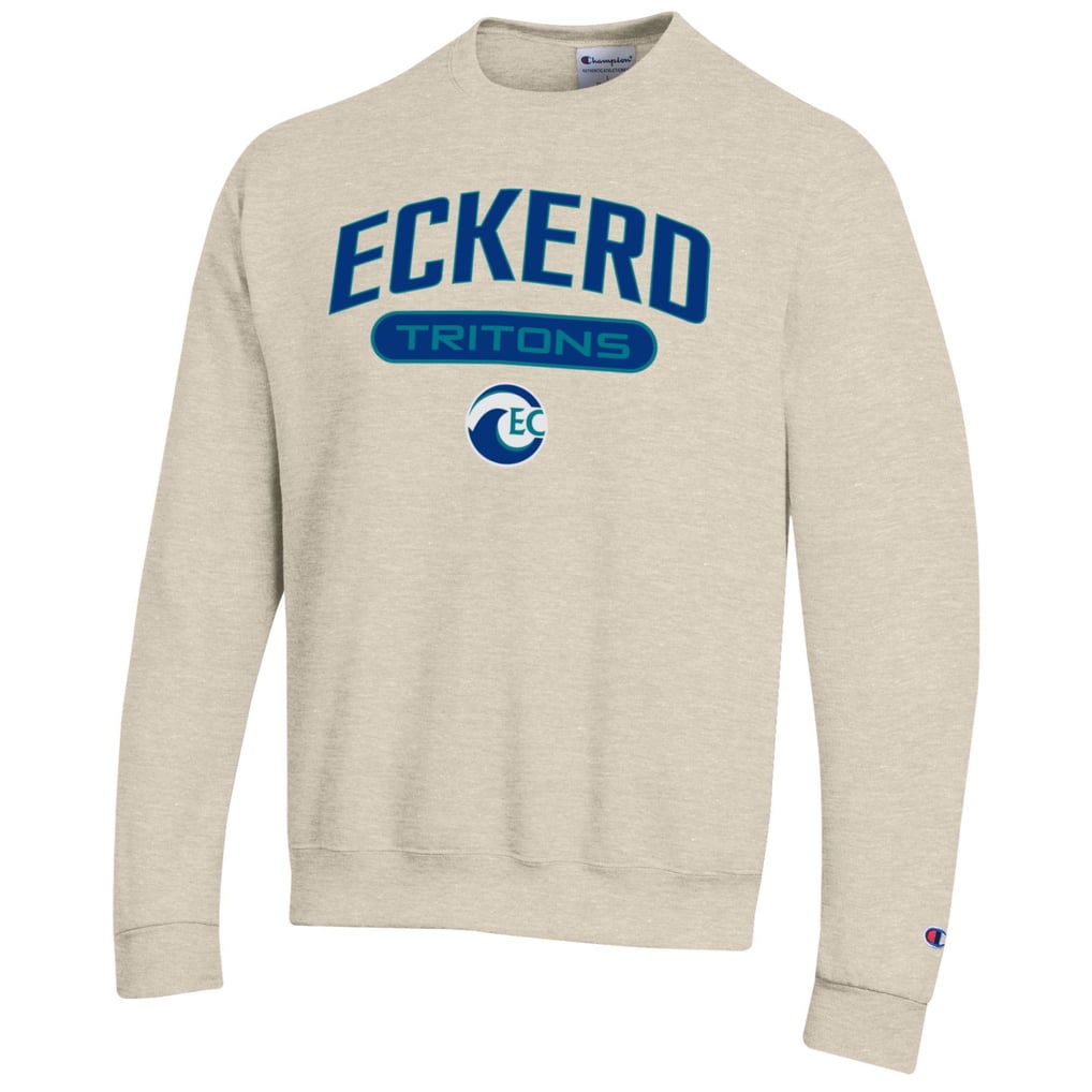 Eckerd Tritons Champion Powerblend Sweatshirt - Oatmeal