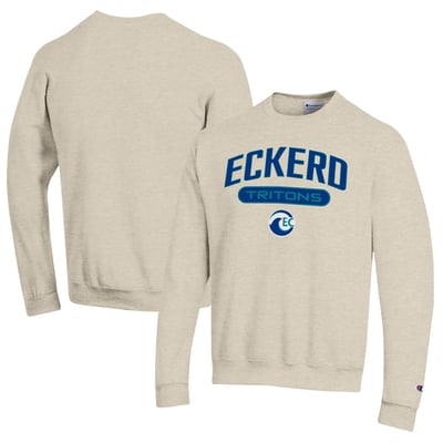 Eckerd Tritons Champion Powerblend Sweatshirt - Oatmeal
