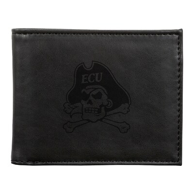 ECU Pirates Billfold Wallet - Black