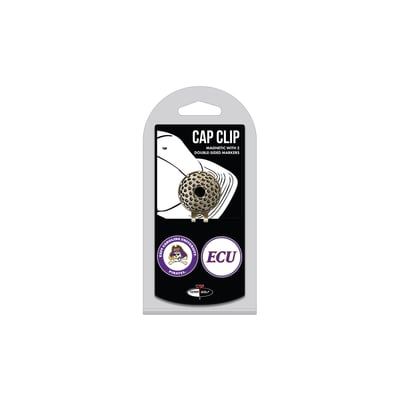 ECU Pirates Cap Clip with 2 Magnetic Markers Set
