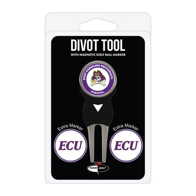 ECU Pirates Golf Divot Tool Pack with 3 Magnetic Markers